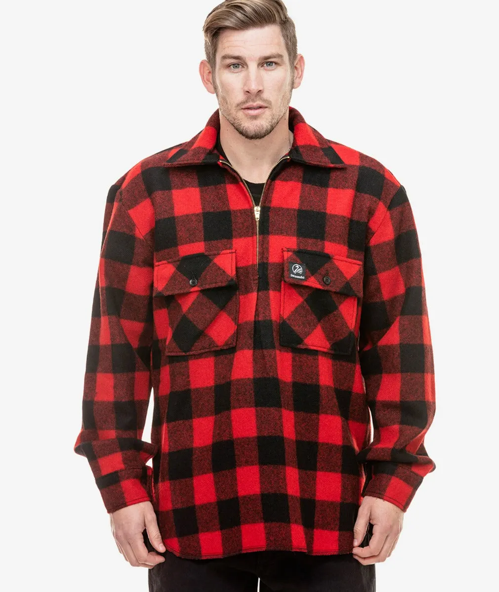 Swanndri Ranger Wool Zip Front Bushshirt - SSD0107