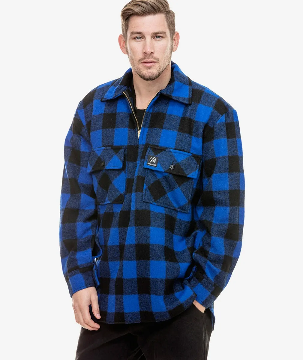 Swanndri Ranger Wool Zip Front Bushshirt - SSD0107