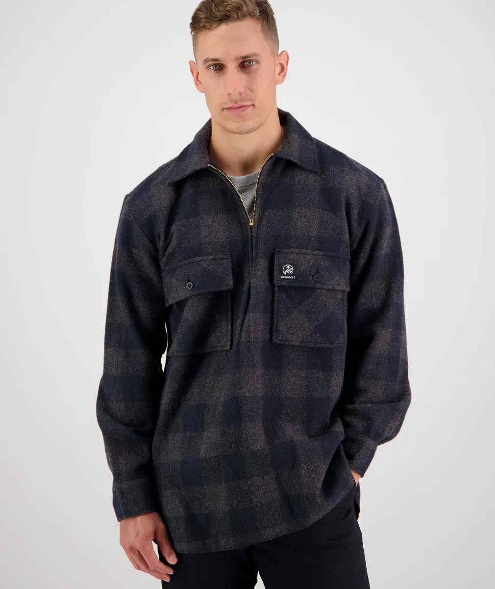 Swanndri Ranger Wool Zip Front Bushshirt - SSD0107