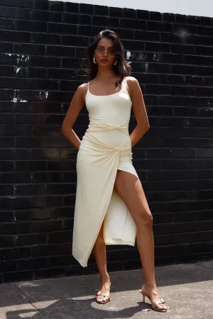 Sweet Yet Sour Maxi Dress Yellow
