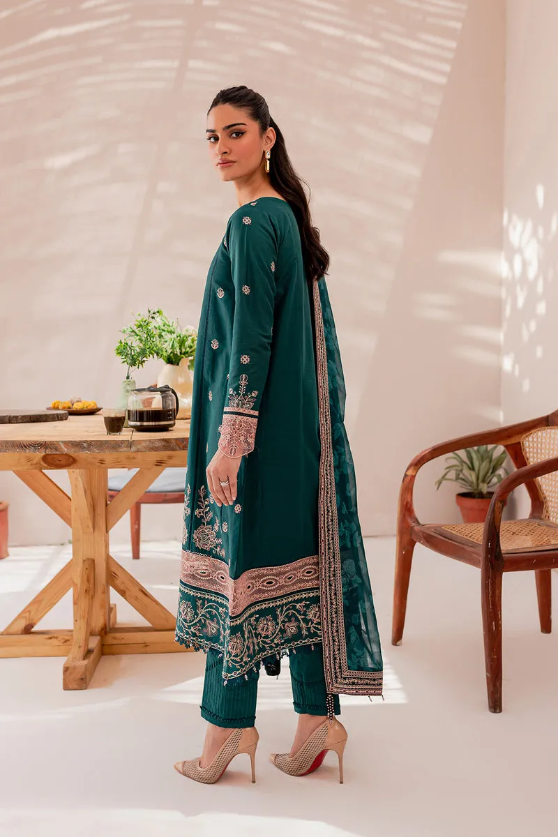 Teal Green Embroidered Pakistani Salwar Kameez Dupatta Salwar Suit