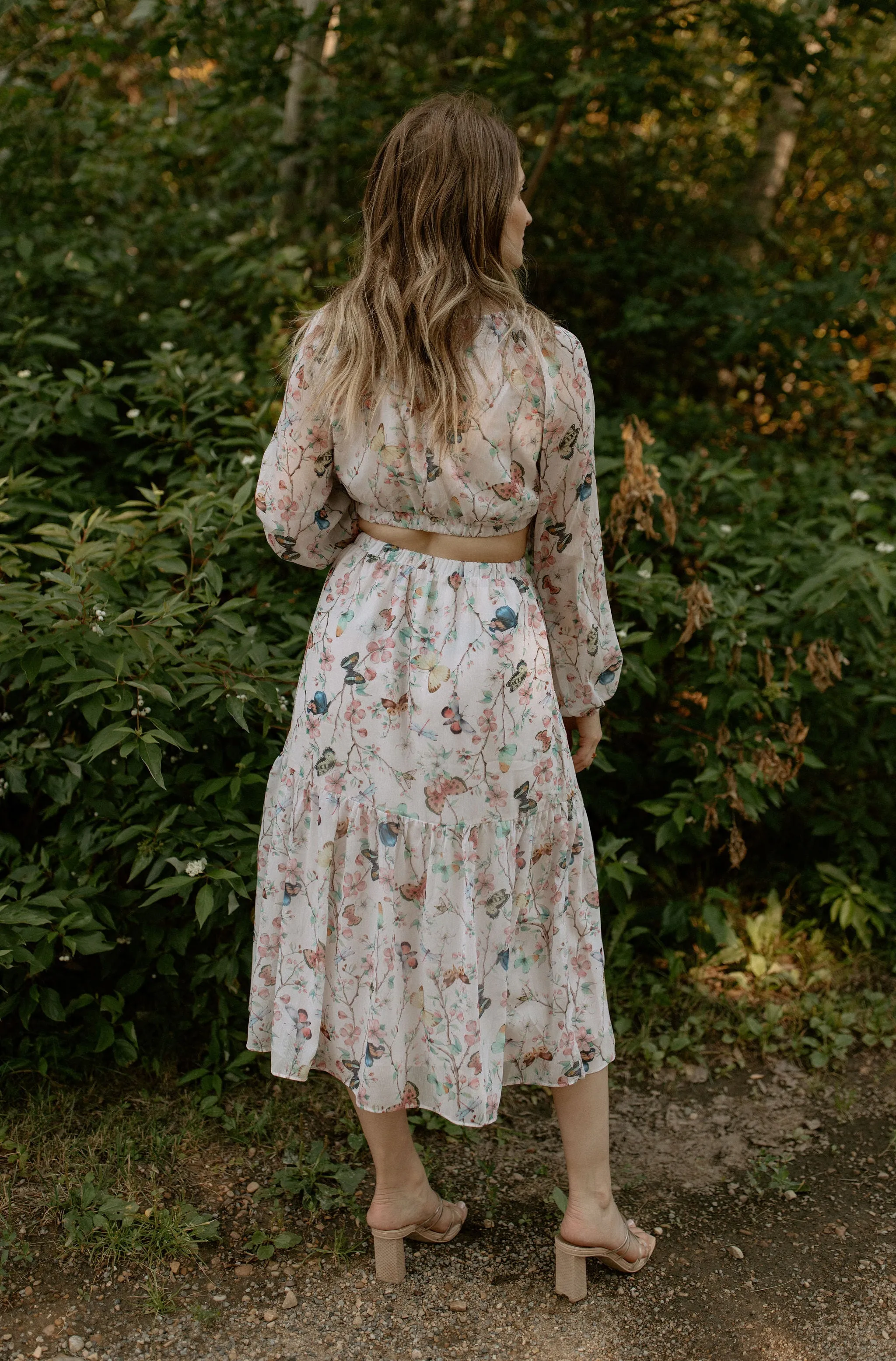 The Cadi Cutout Midi Dress