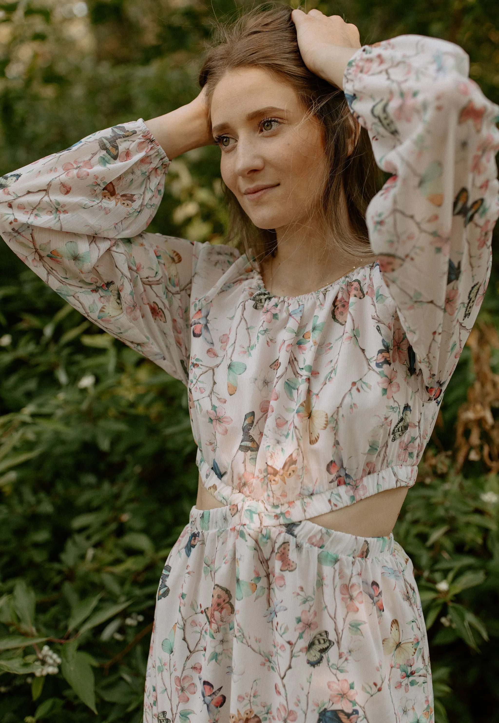 The Cadi Cutout Midi Dress