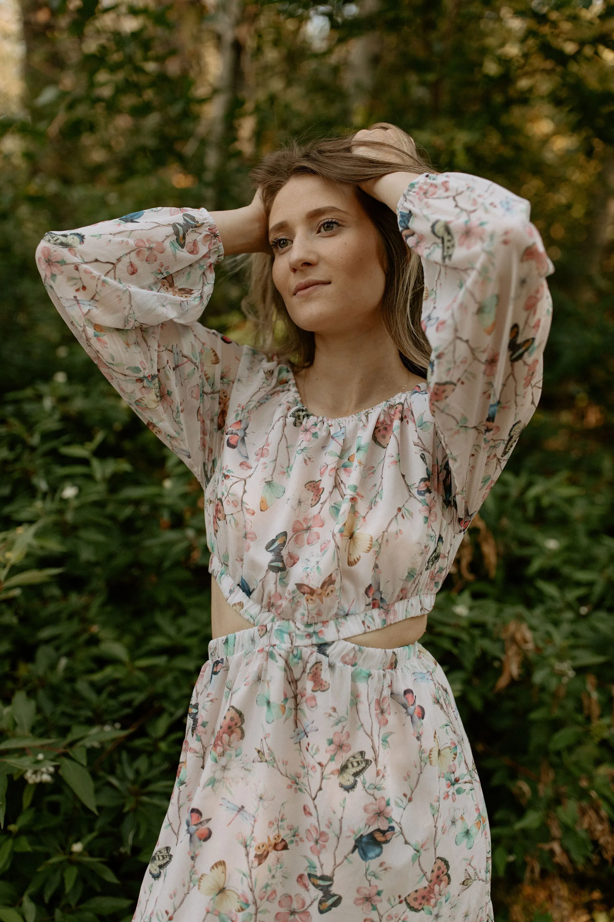 The Cadi Cutout Midi Dress