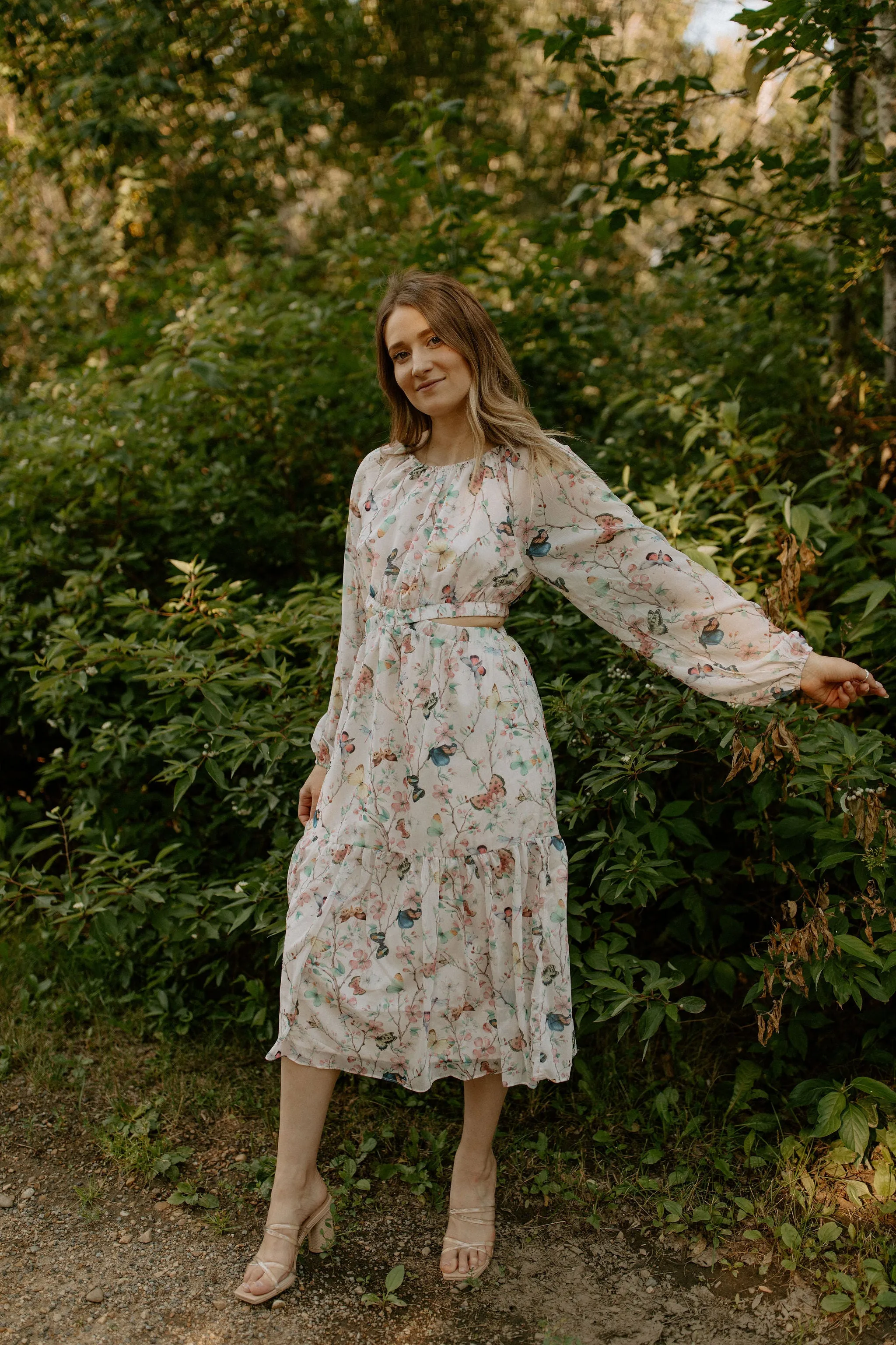 The Cadi Cutout Midi Dress