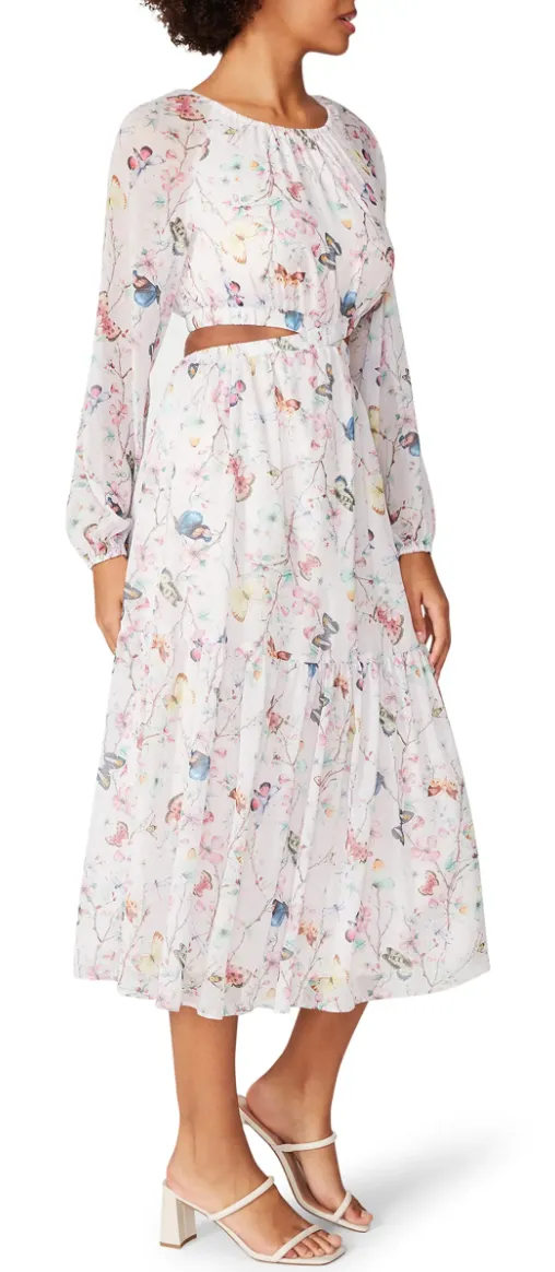 The Cadi Cutout Midi Dress