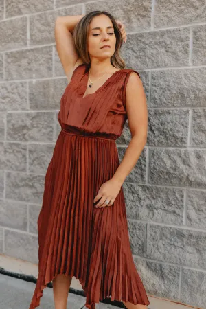 The Donna Dress by Steve Madden - Rust