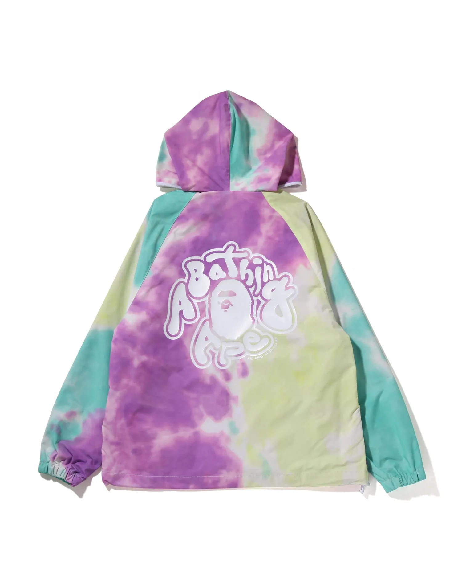 Tie-Dye Oversized Full Zip Hoodie Jacket