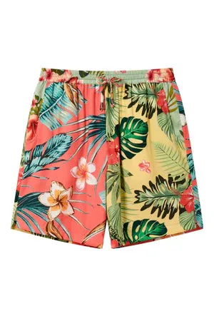 TOM - Tropical Print Rayon Shorts