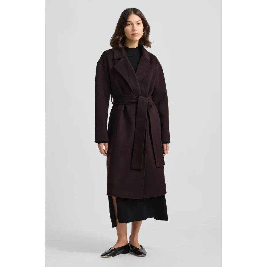 TOORALLIE WRAP WOOL COAT
