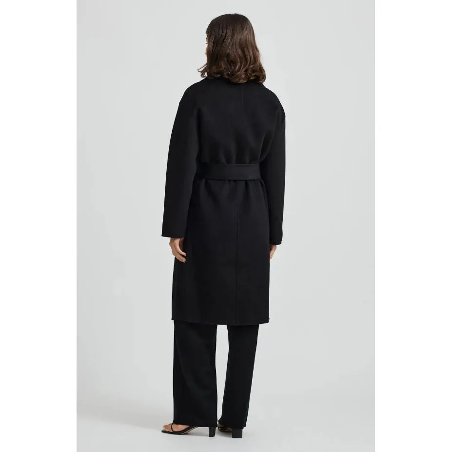 TOORALLIE WRAP WOOL COAT