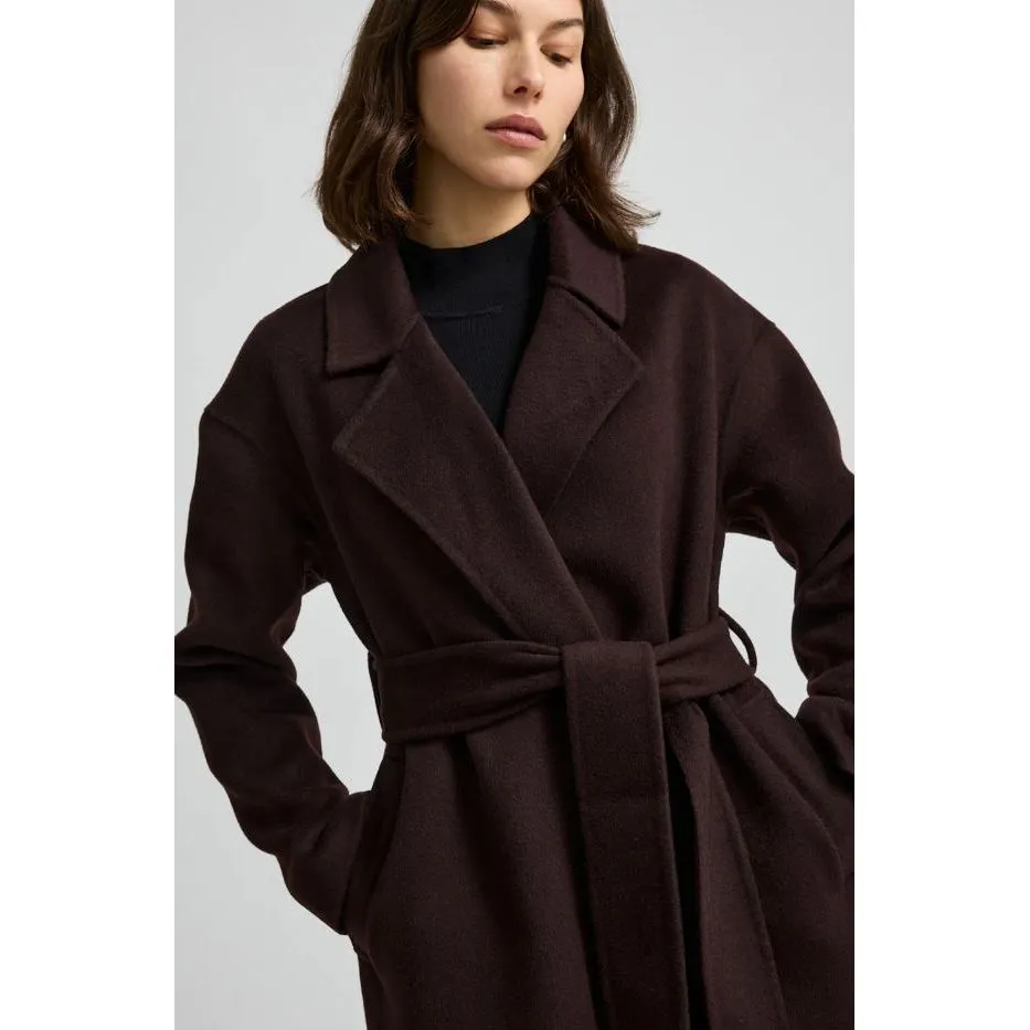 TOORALLIE WRAP WOOL COAT