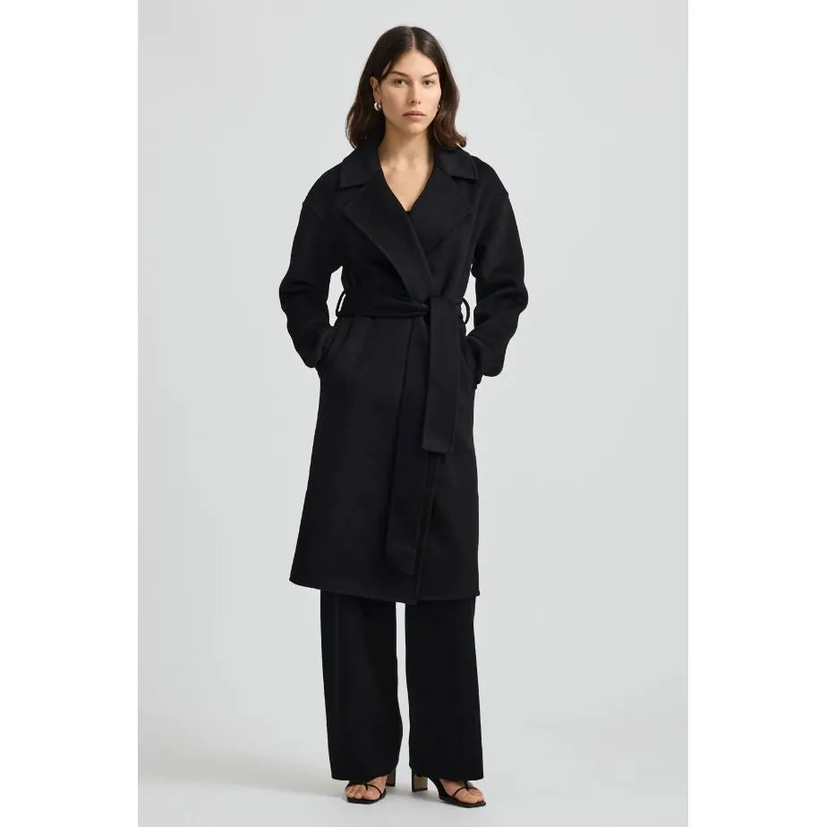 TOORALLIE WRAP WOOL COAT