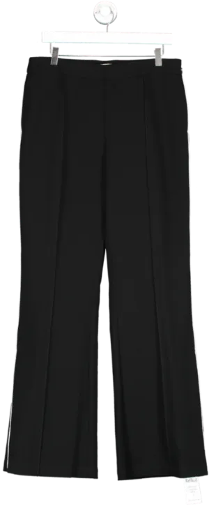 Tory Burch Black Side-striped Flared Pant UK 10