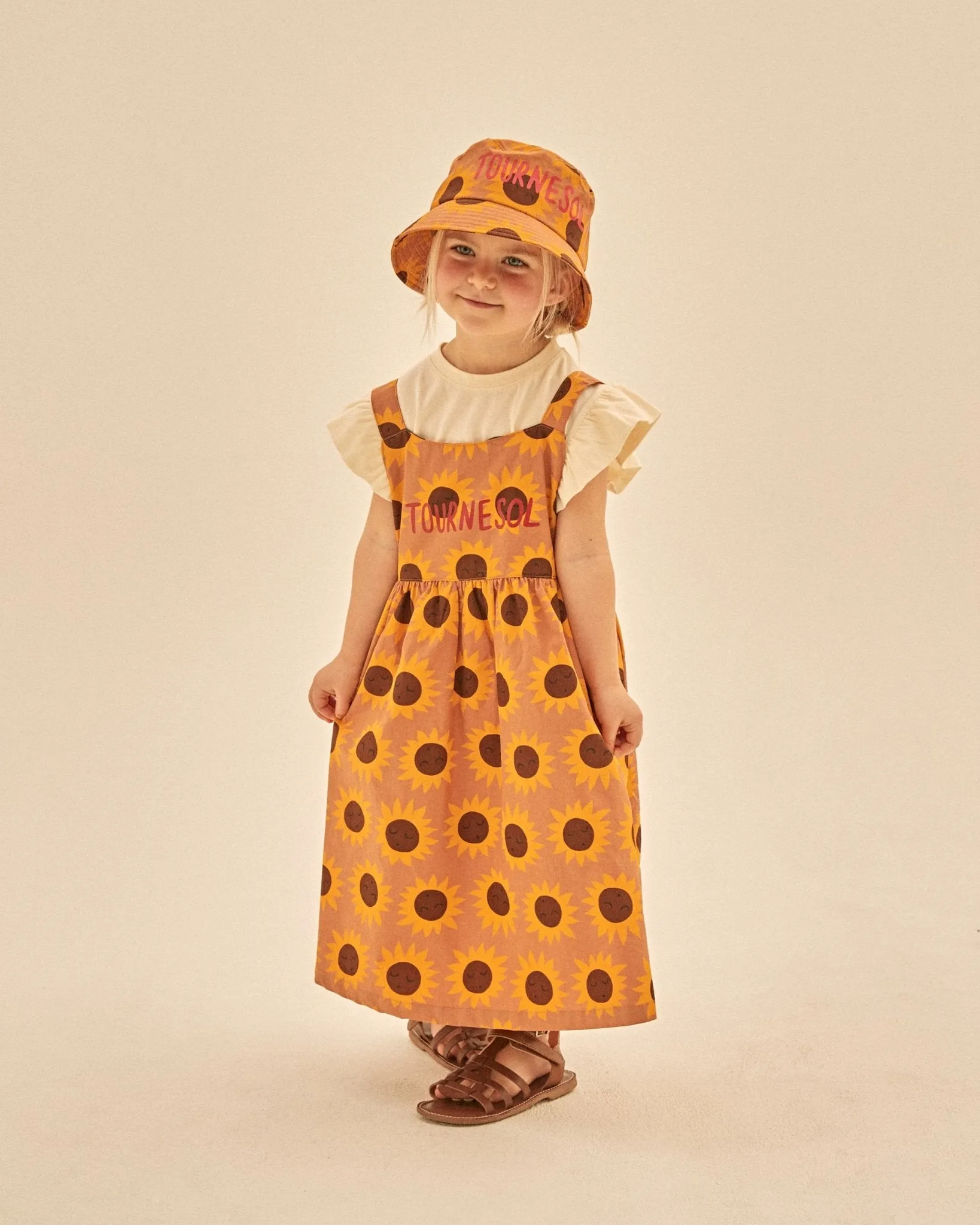 Tournesol Apron Dress by Jelly Mallow
