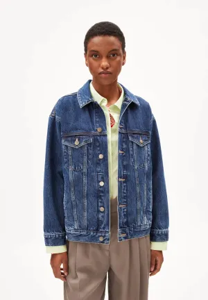 VELITAA DENIM JACKET OVERSIZED FIT MADE OF ORGANIC COTTON MIX