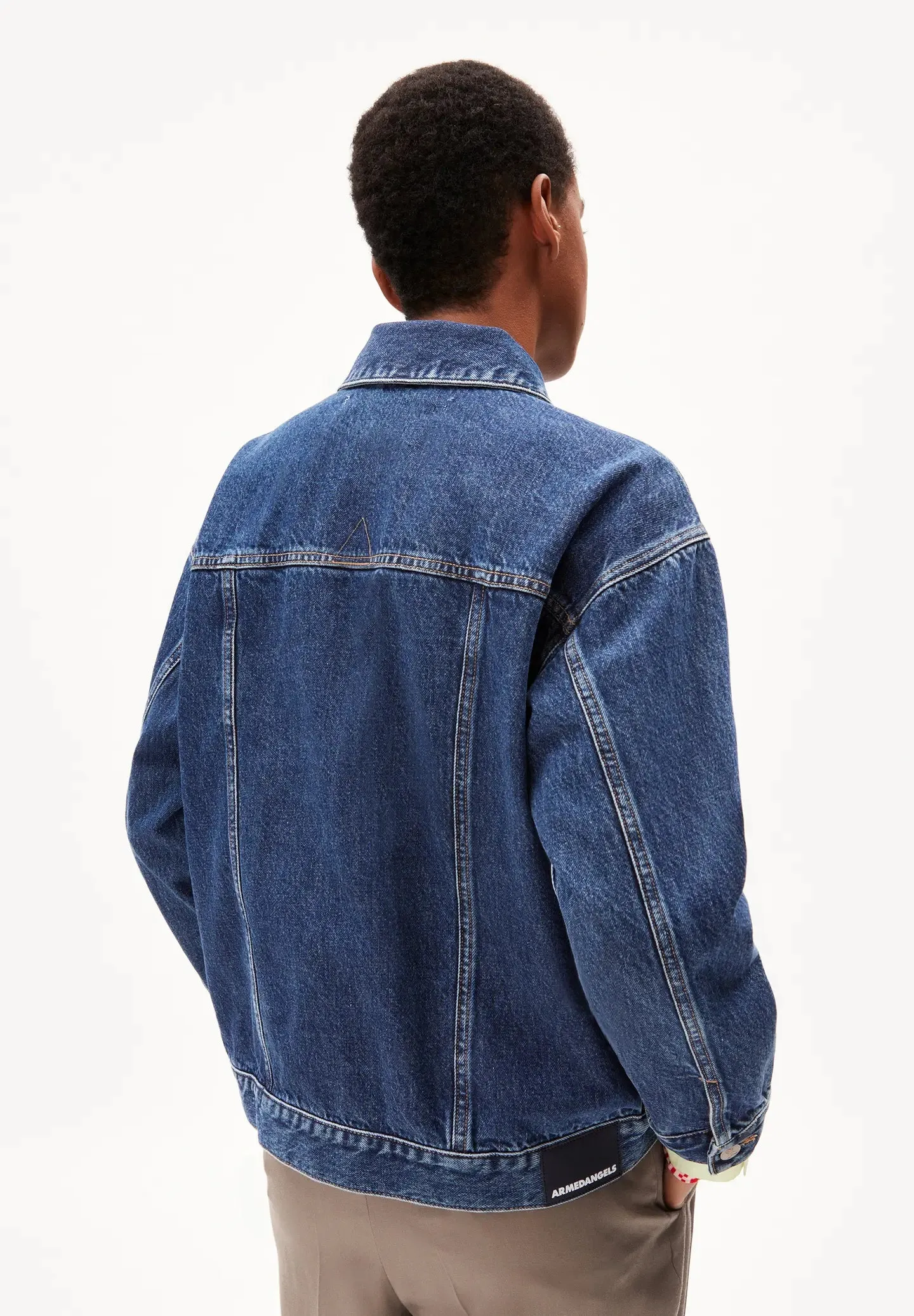 VELITAA DENIM JACKET OVERSIZED FIT MADE OF ORGANIC COTTON MIX