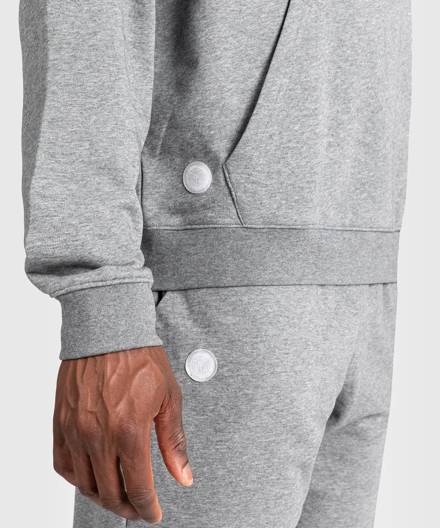 Venum Vortex XL Lite Heren Hoodie - Licht Heather Grijs