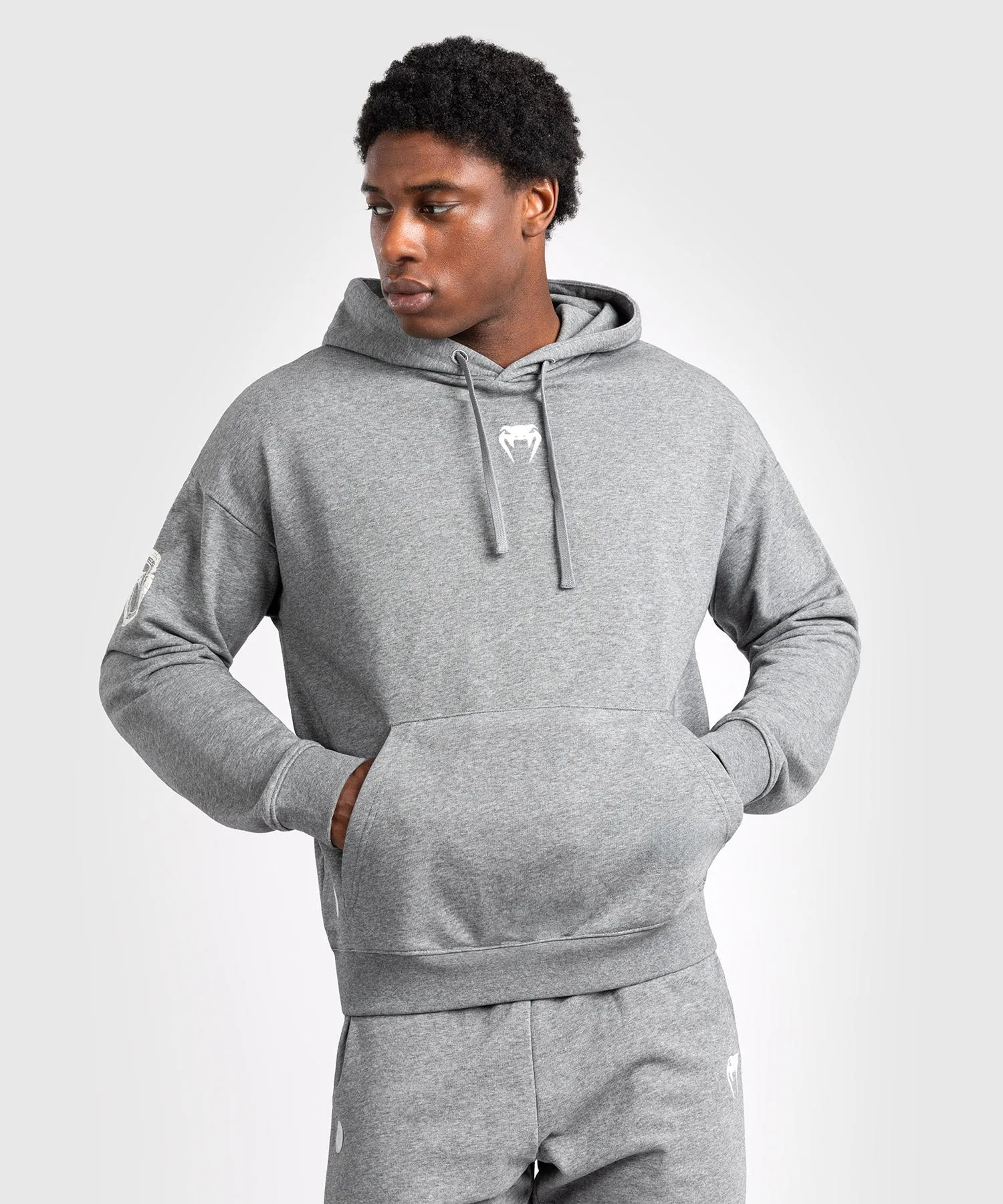 Venum Vortex XL Lite Heren Hoodie - Licht Heather Grijs