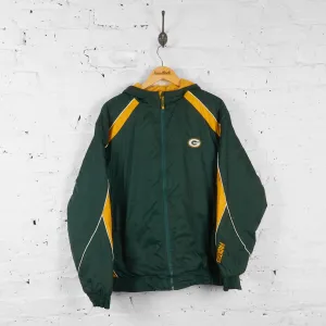 Vintage Green Bay Packers NFL Padded Jacket - Green/Yellow - M