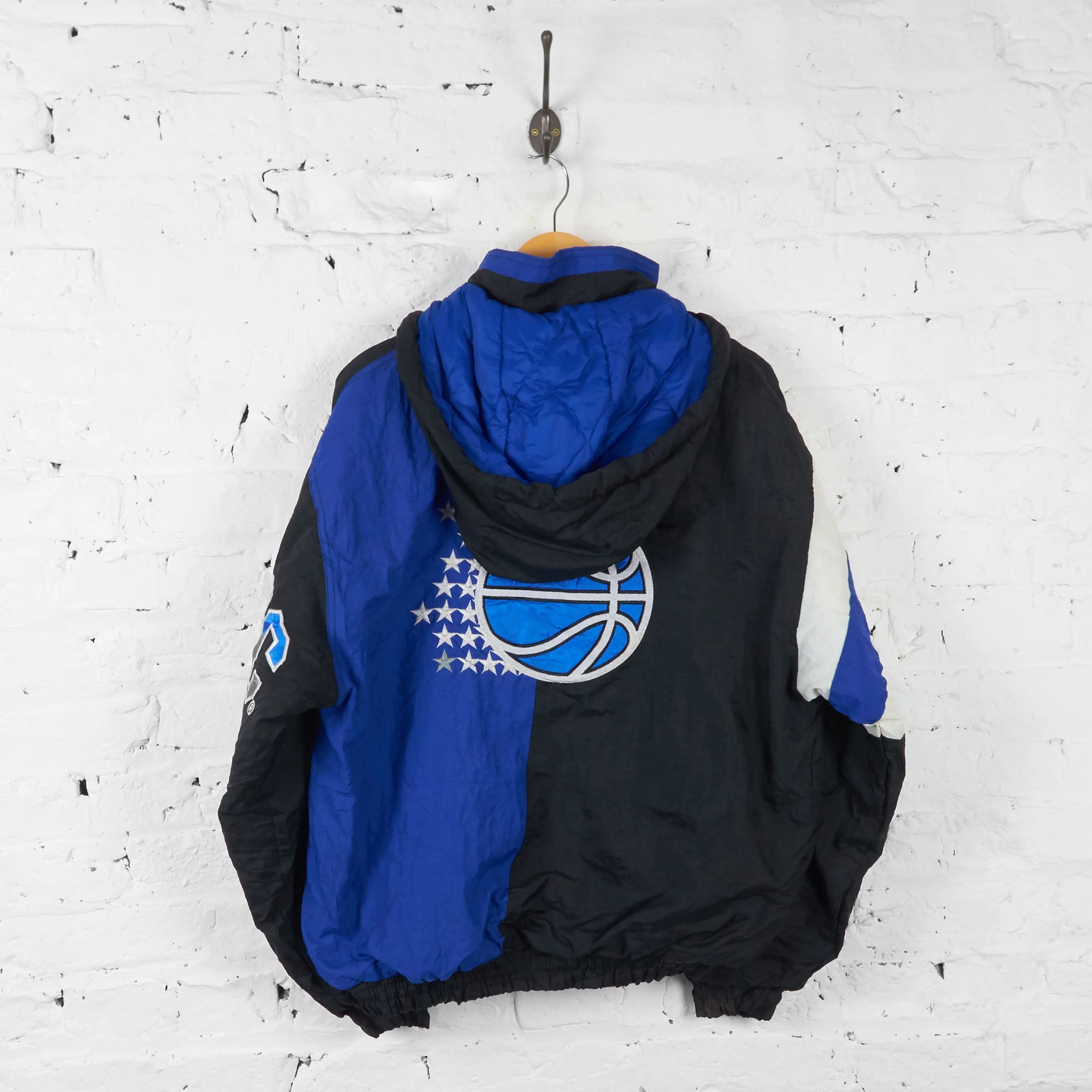 Vintage NBA Orlando Magic Padded Jacket - Blue/Black - M