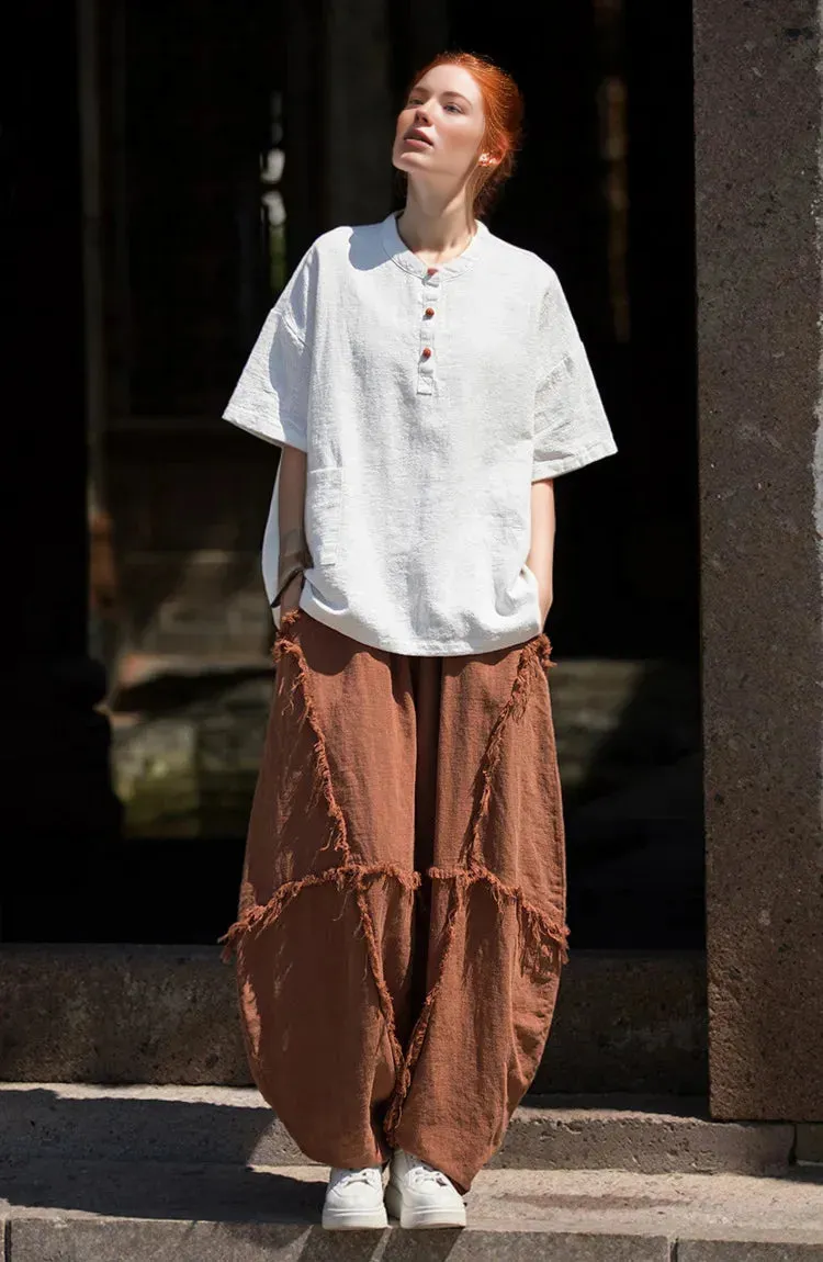 Vintage Ramie Bloomers Pants