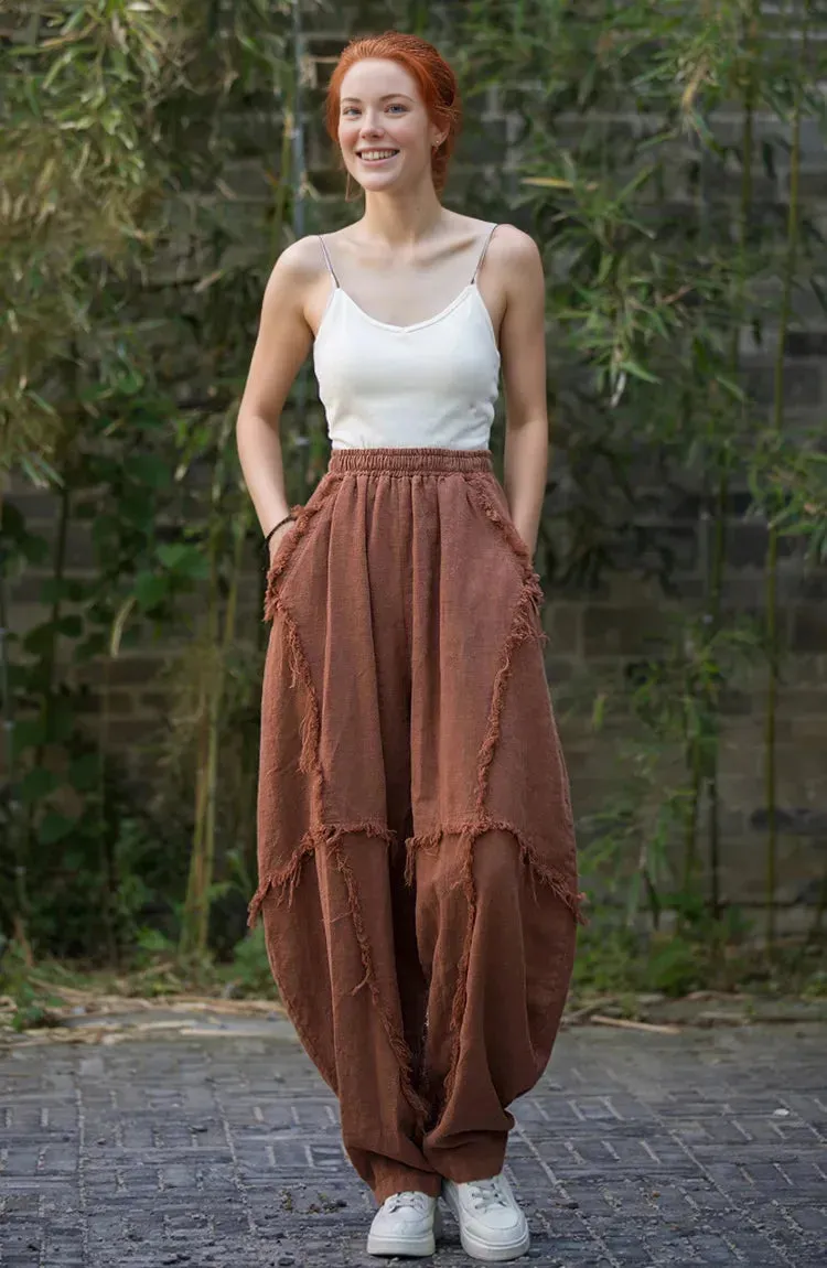 Vintage Ramie Bloomers Pants