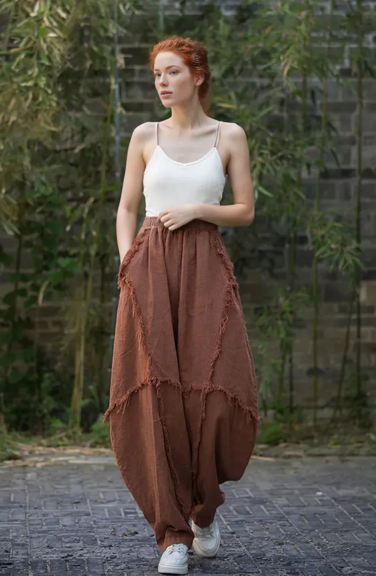 Vintage Ramie Bloomers Pants