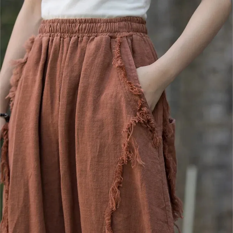 Vintage Ramie Bloomers Pants
