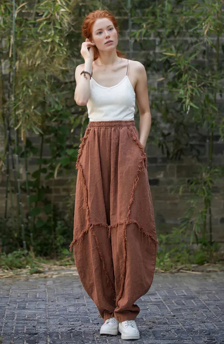 Vintage Ramie Bloomers Pants