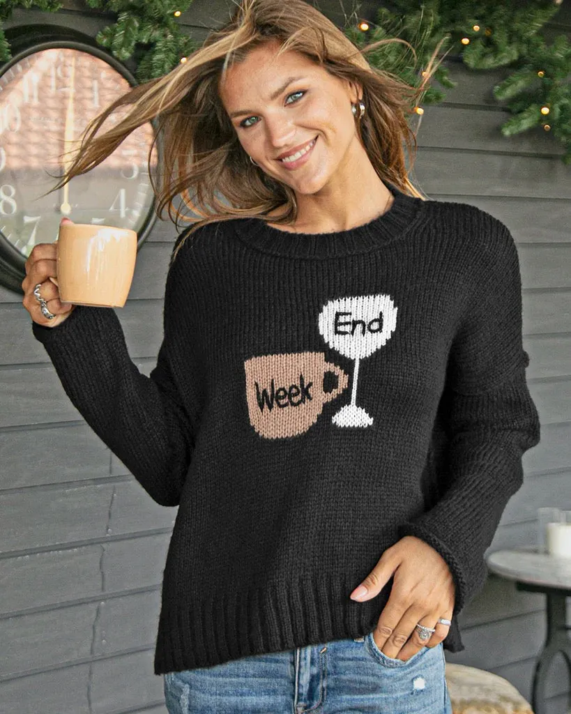 Week vs End Sweater