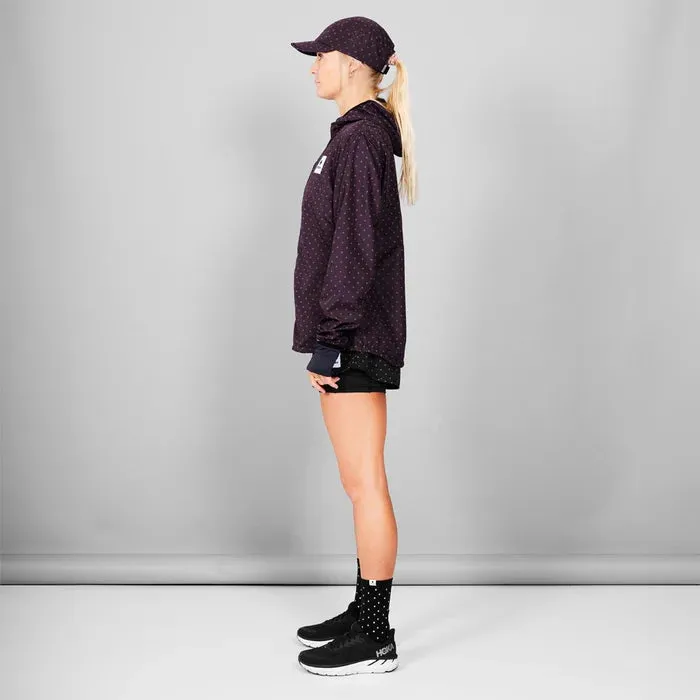 Women Polka Blaze Jacket | Reflective Purple