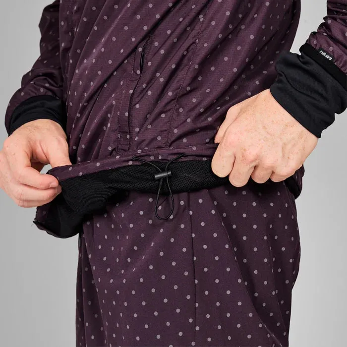Women Polka Blaze Jacket | Reflective Purple