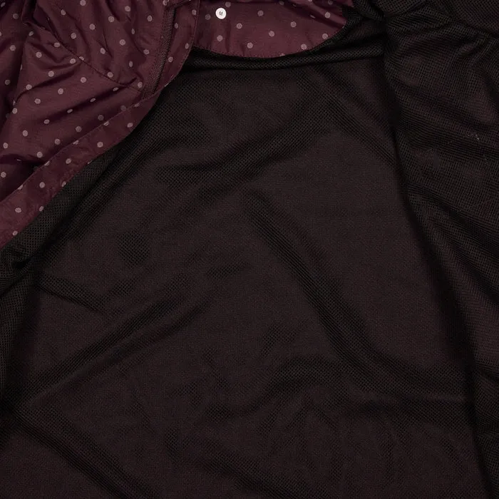 Women Polka Blaze Jacket | Reflective Purple