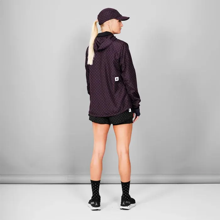 Women Polka Blaze Jacket | Reflective Purple