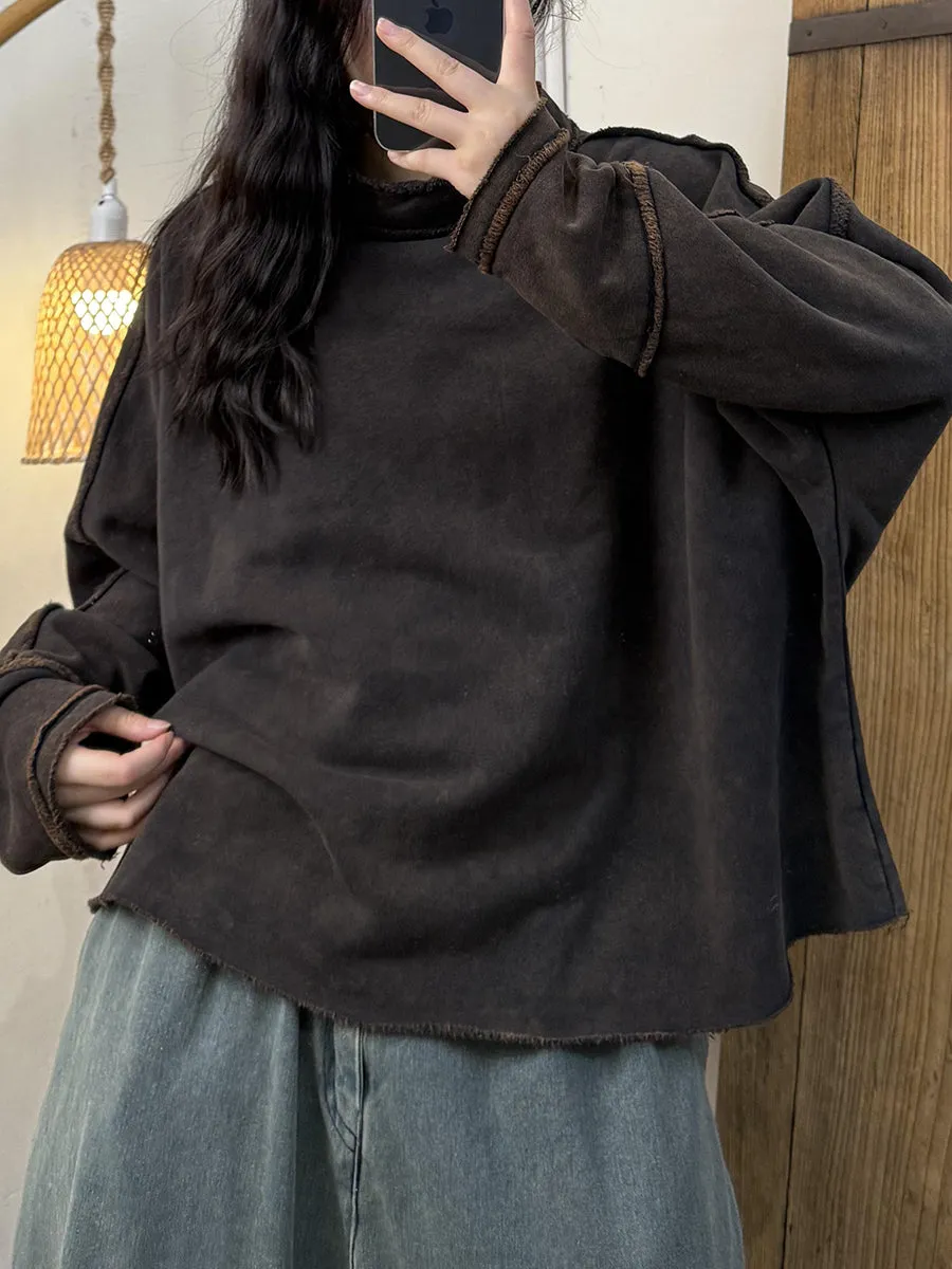 Women Winter Flower Hooded Buttoned Padded Coat