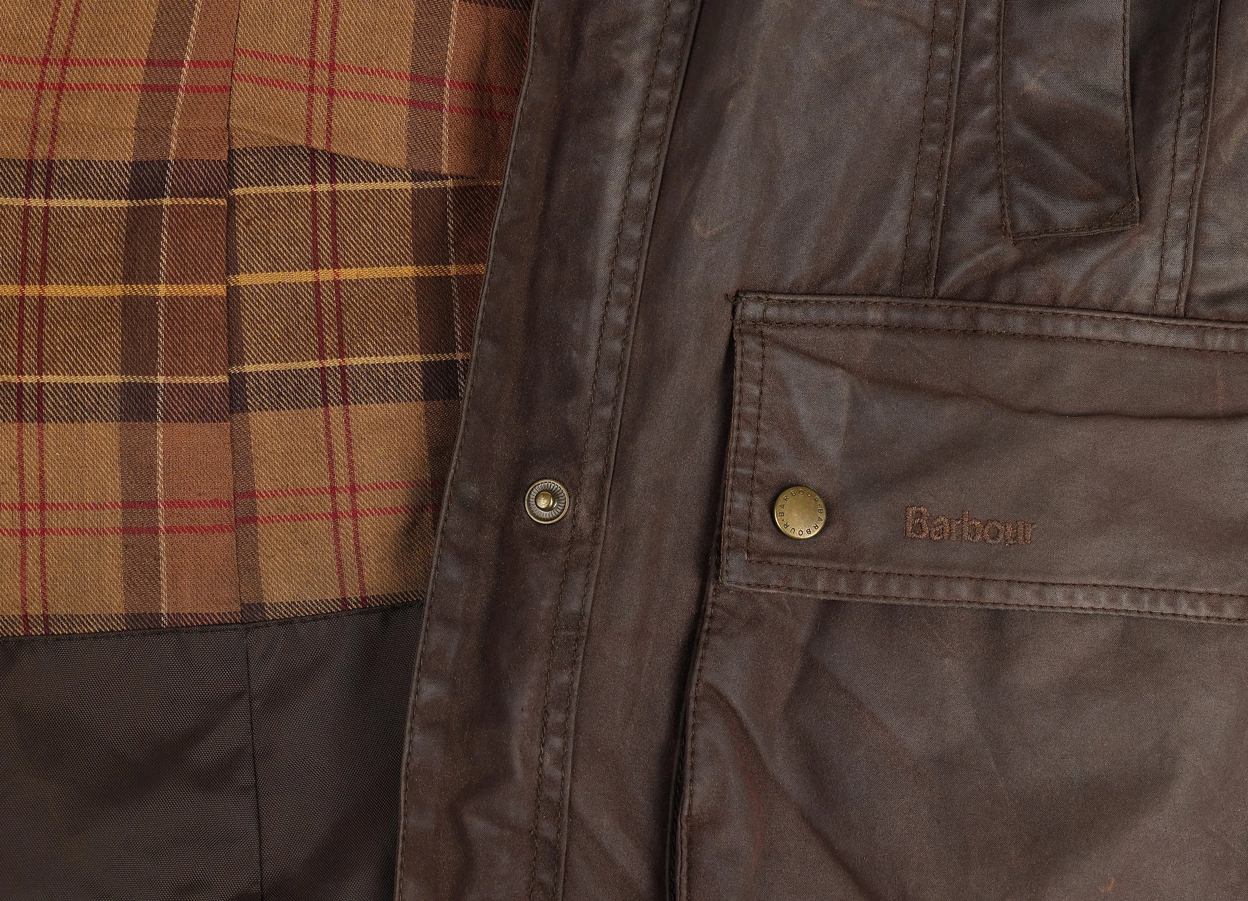 Women's Barbour Beadnell Wax Jacket Coat - Brown - Womens L