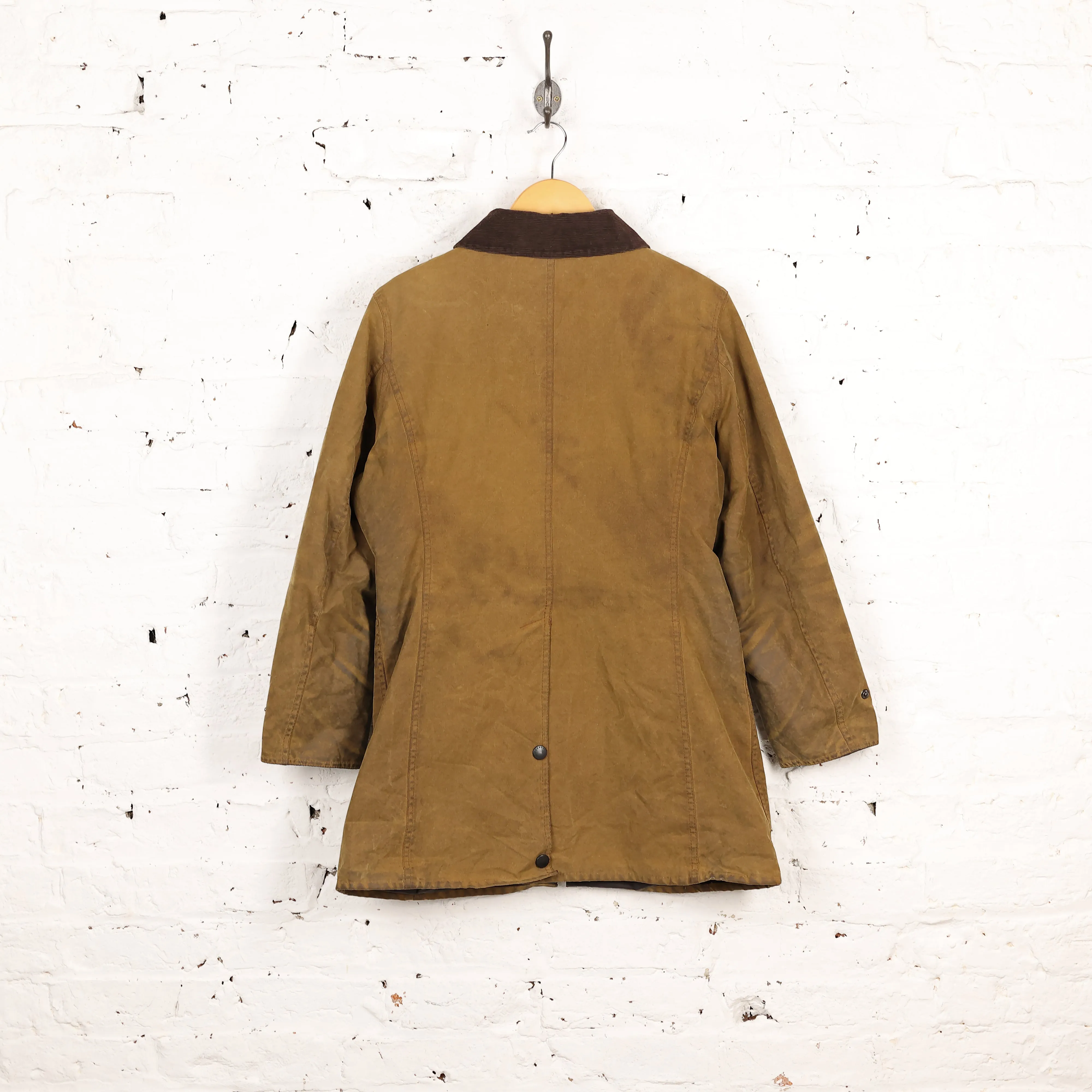 Women's Barbour Newmarket Wax Jacket - Brown - Women's M
