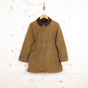 Women's Barbour Newmarket Wax Jacket - Brown - Women's M