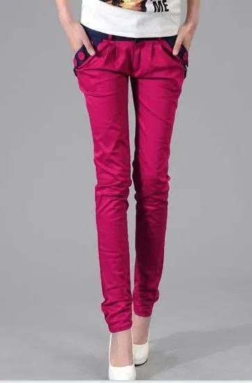 Women's Fashion pencil Trousers Ladies casual harem pants