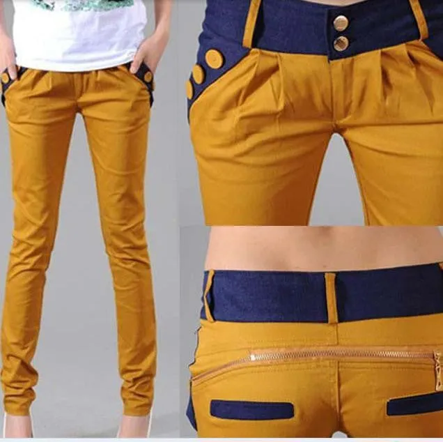 Women's Fashion pencil Trousers Ladies casual harem pants