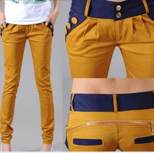 Women's Fashion pencil Trousers Ladies casual harem pants