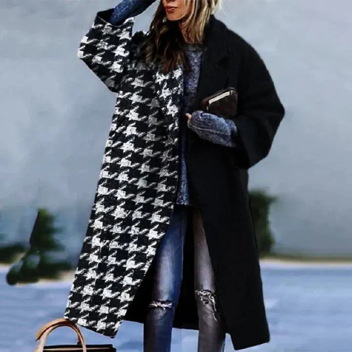 Wool coat - oversized - long - women's coat - winter coat