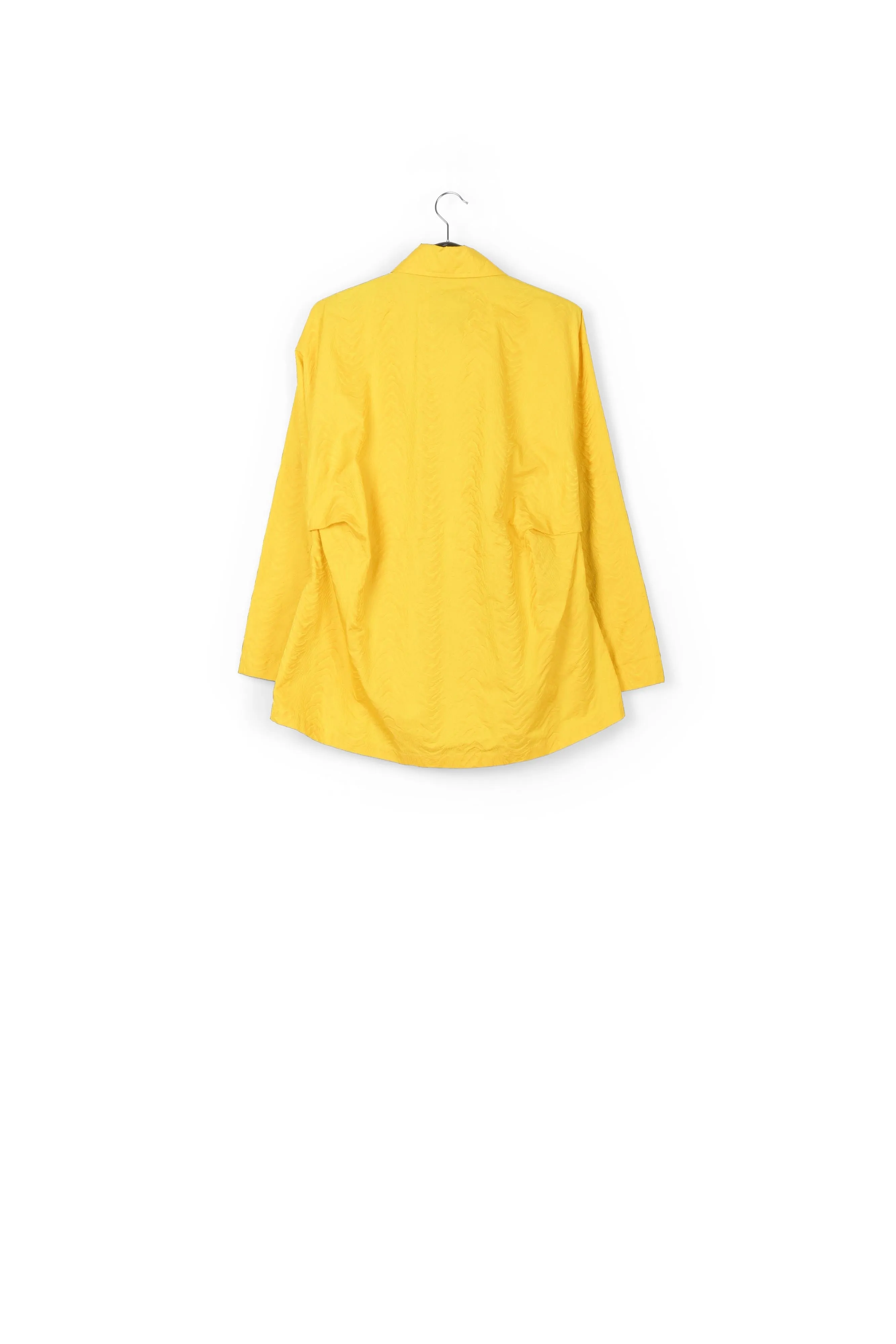 Yellow jacquard jacket