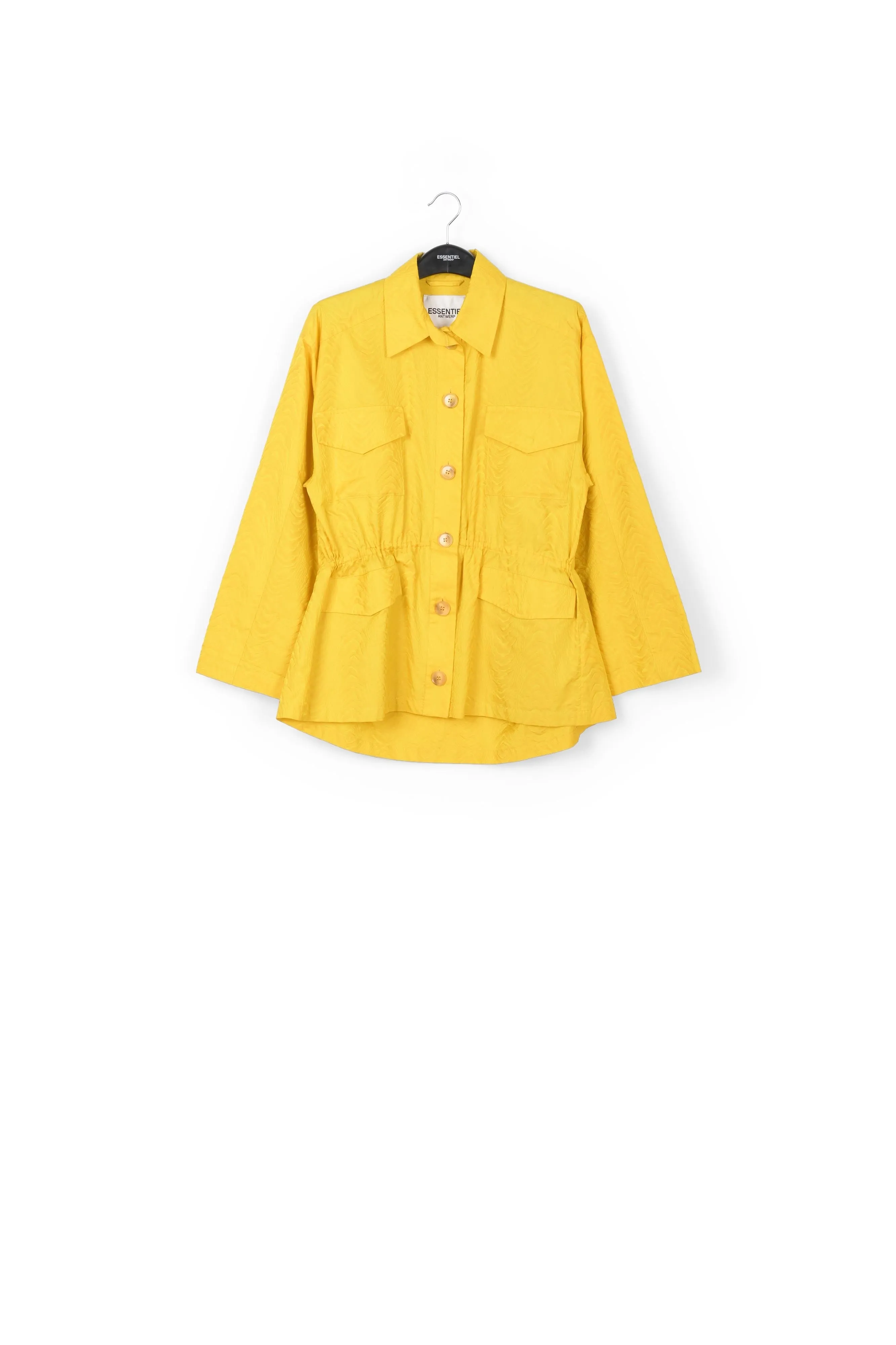 Yellow jacquard jacket