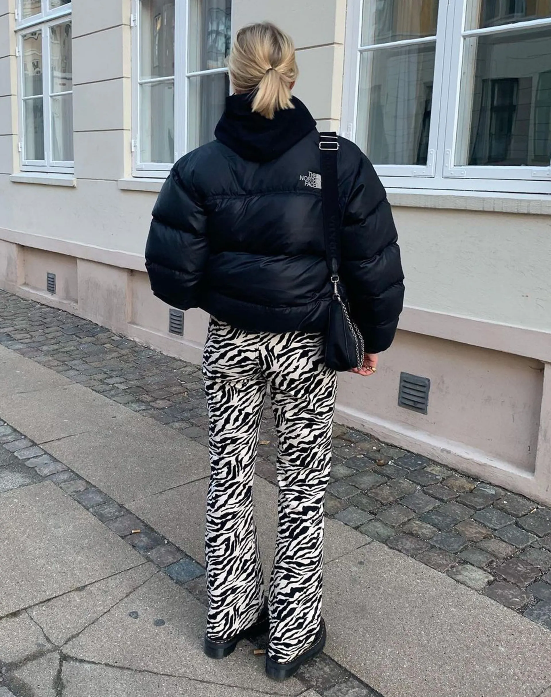 ZOVEN TROUSER 90S ZEBRA BW