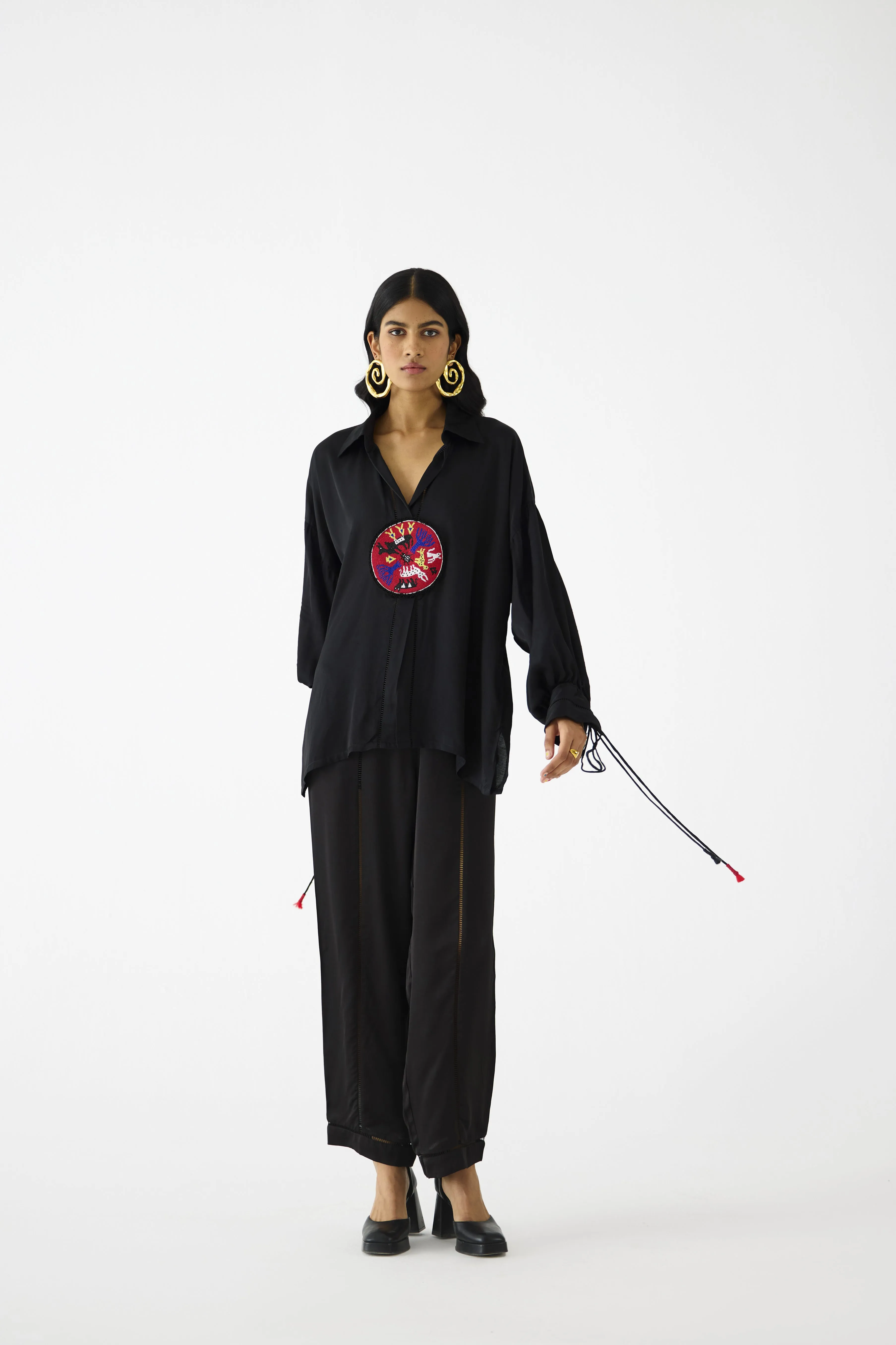 ZULU BLACK LINEN SHIRT & TROUSERS